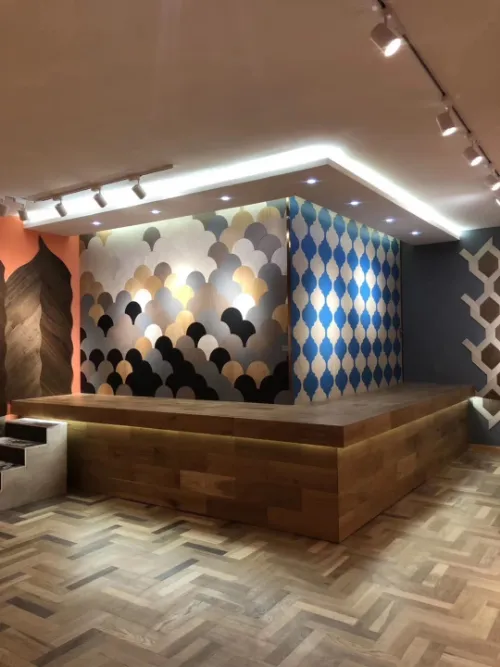 Fishbone Pattern Parquet Flooring