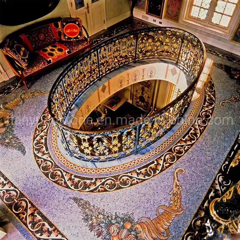 Flower Border Design Waterjet Marble Inlay Borders Design
