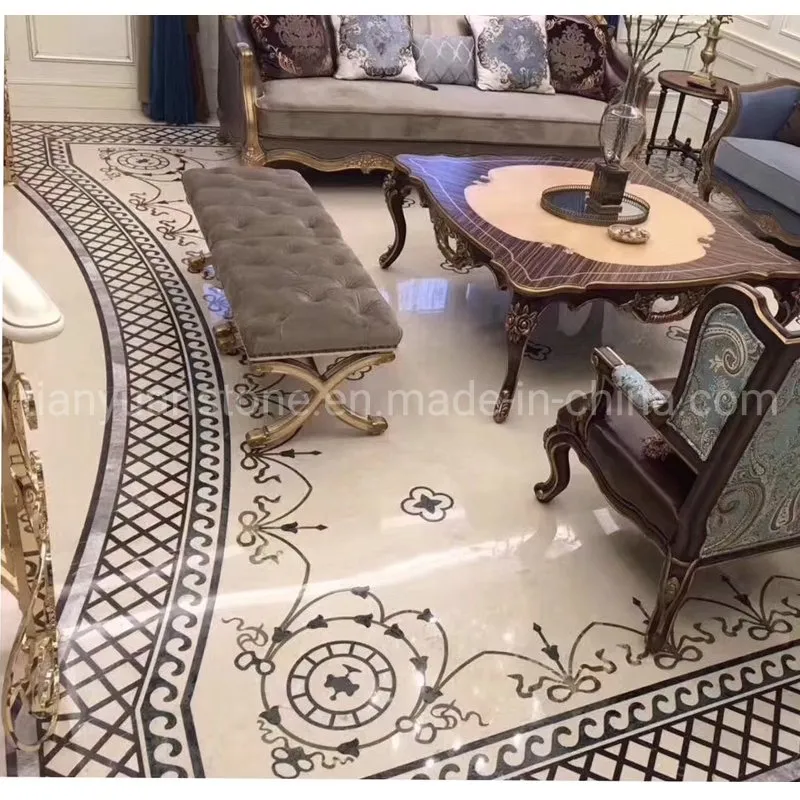 Flower Border Design Waterjet Marble Inlay Borders Design