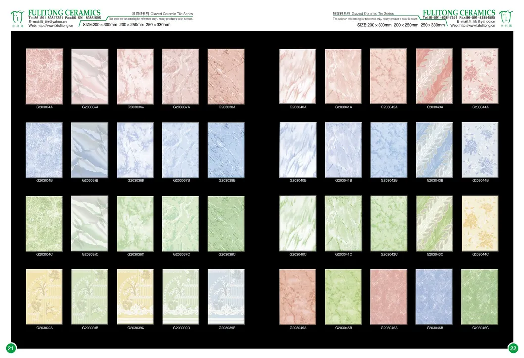 Flower Designs for Wall Tile