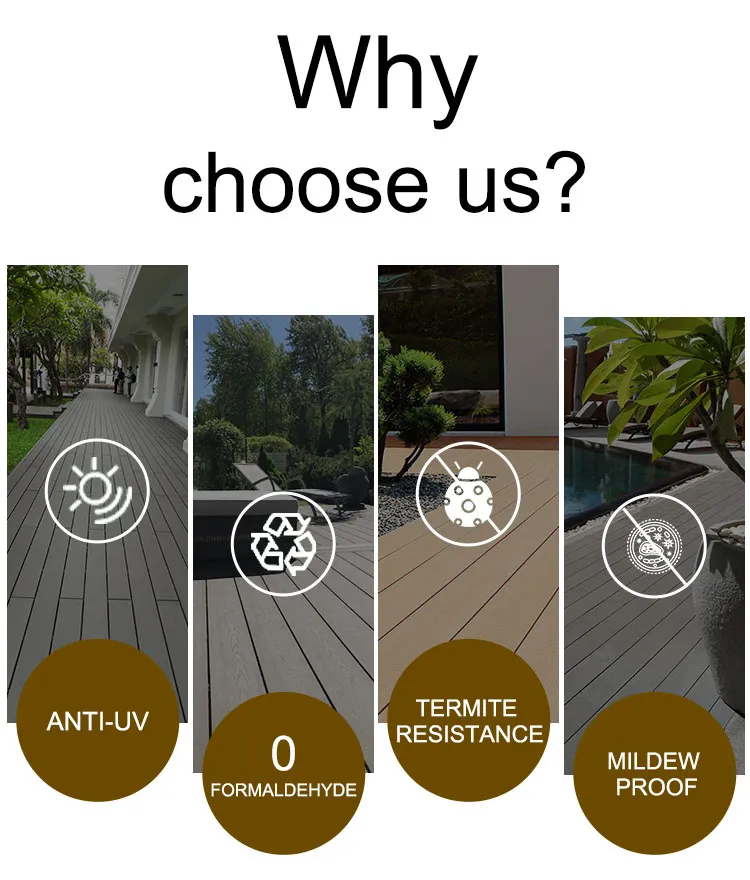 Foshan Mexytech Composite Wood Decking Oak Flooring for Outdoor Terrace Composite Traditional Classic Style