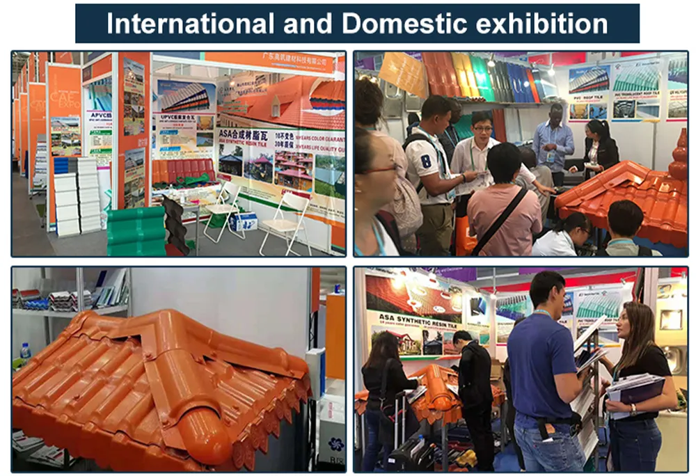 Foshan Supplier Heat Resistant Roof Sheet ASA Insulated Roof Tiles