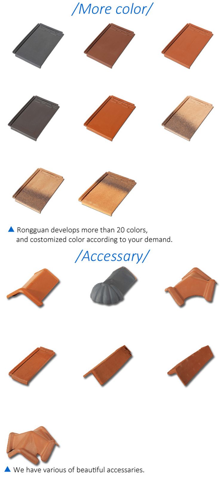 Fw32-F1 China Customized Heat Insulation & Impact Resistance Roofing Tile