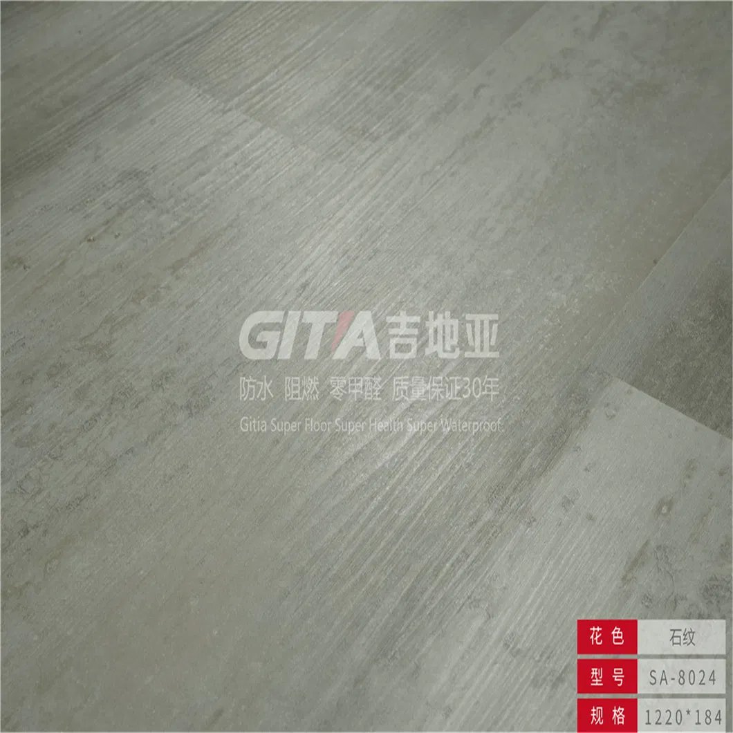 Gitia 4mm New Design Waterproof and Fireproof Vinyl Floor