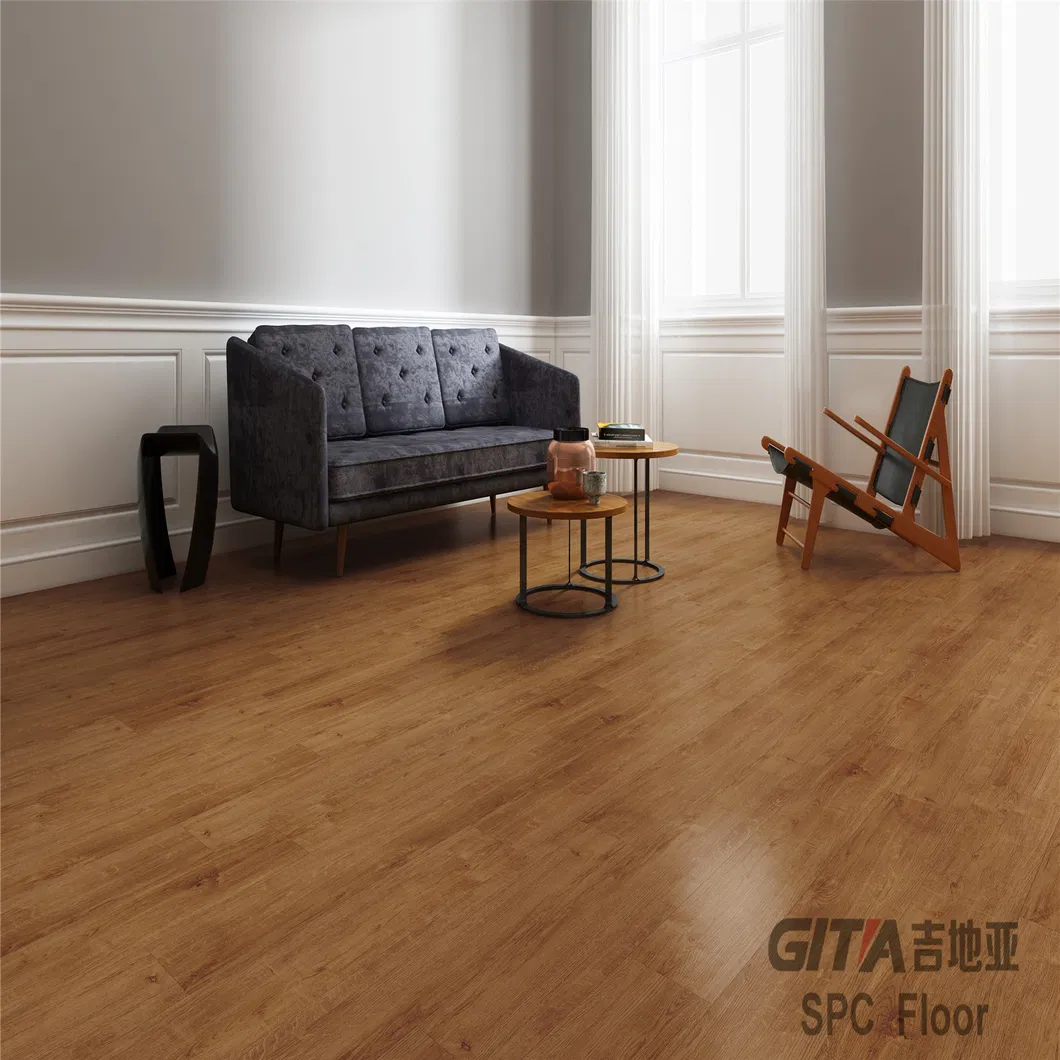 Gitia Indoor Waterproof Super Wear-Resistant Spc Vinyl Flooring