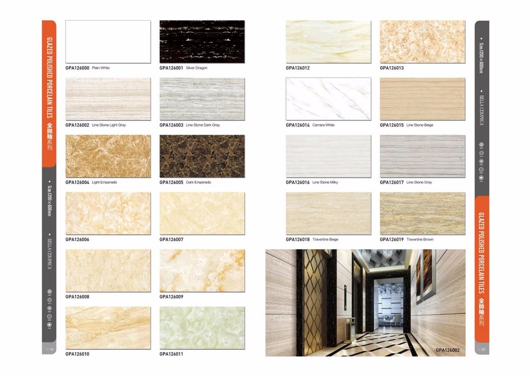 Golden Sofitel Marble Look Full Glazed Polished Porcelain Floor Tiles 36X36 Inches Porcelain Tiles