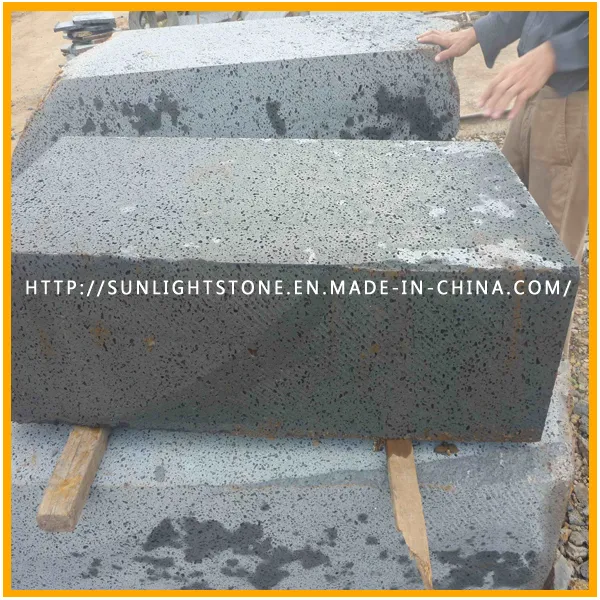 Hainan Black Basalt for Paving Stone in Sideway Pavement