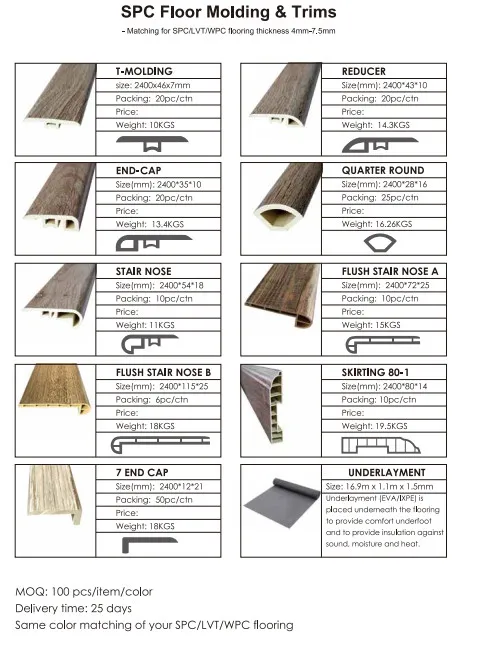 Hanplus Lvt Wear-Resistant & Non-Slip Homogeneous Kitchen PVC Flooring Spc Flooring