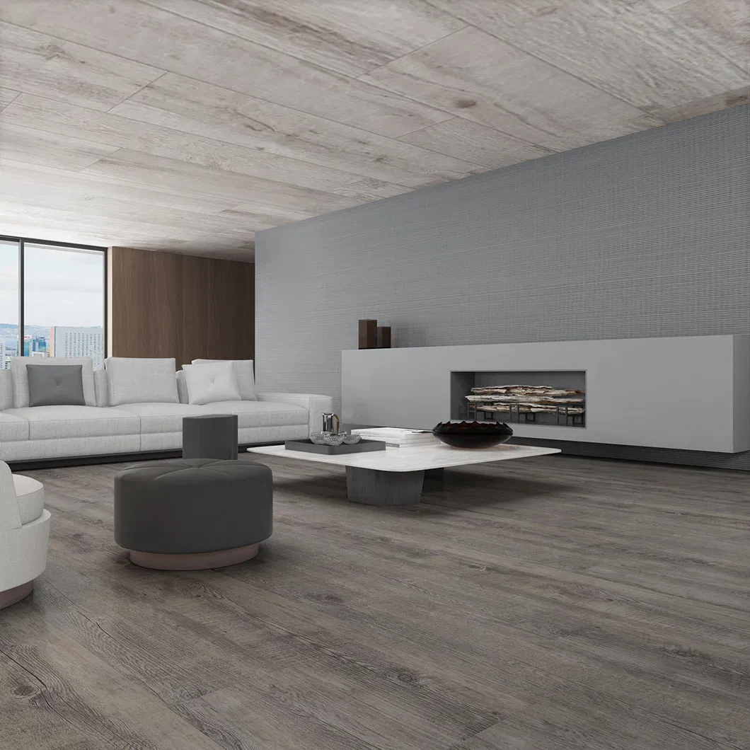 Hanplus Lvt Wear-Resistant & Non-Slip Homogeneous Kitchen PVC Flooring Spc Flooring