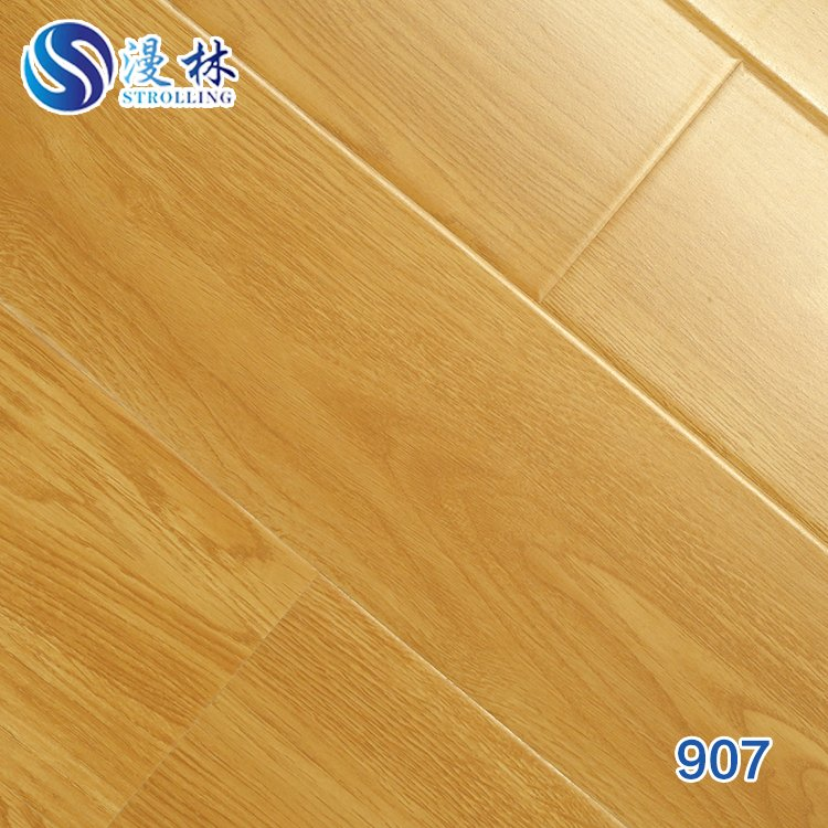 HDF Embossed V-Grooved Waxed Edged High Glossy Matt AC1-AC5 Best Price Laminate Flooring/Laminated Flooring for Home Hotel