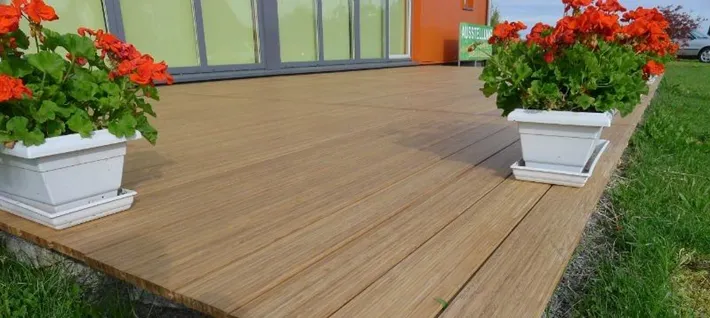 High Density 18mm 20mm Bamboo Decking Outdoor Waterproof Parquet Flooring