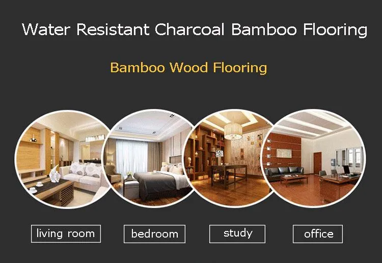 High Density and Durable Solid Uniclic Carbonized Bamboo Flooring