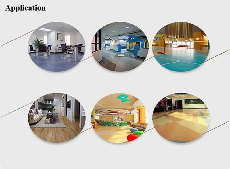 High Quality 100% Virginal Material 4mm Commercial Grey PVC Vinyl Flooring