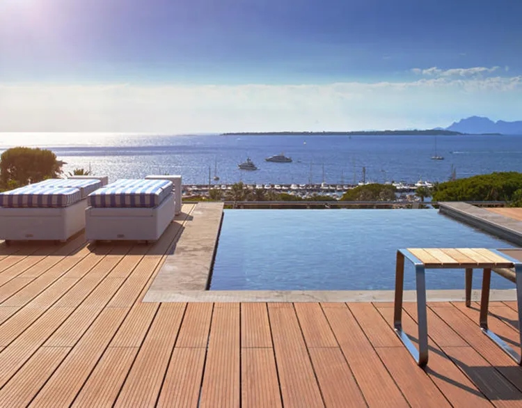 High Quality Bamboo Decking Timber 14mm Darker Outdoor Bamboo Flooring