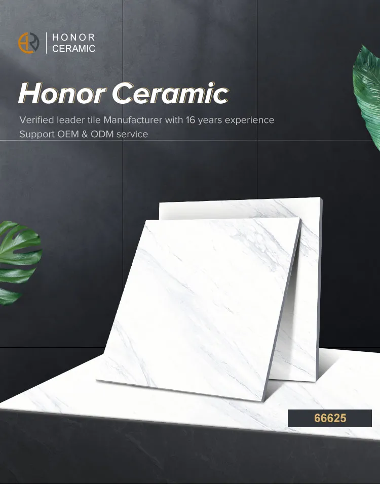 High Quality Cheap Price Non-Slip White Marble Cararra Matt Ceramic Floor and Wall Tiles