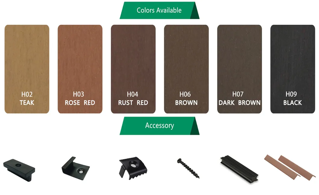 High Quality Low Price Outdoor Wood Grain Classic Project Decking