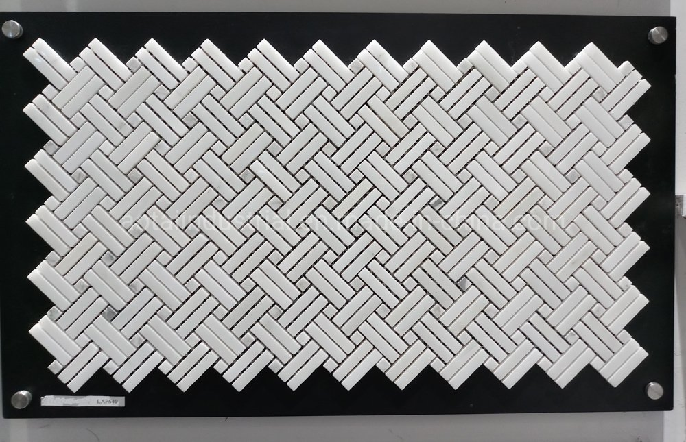 High Quality Nature Stone White Marble Mosaic for Bathroom Floor Decoration