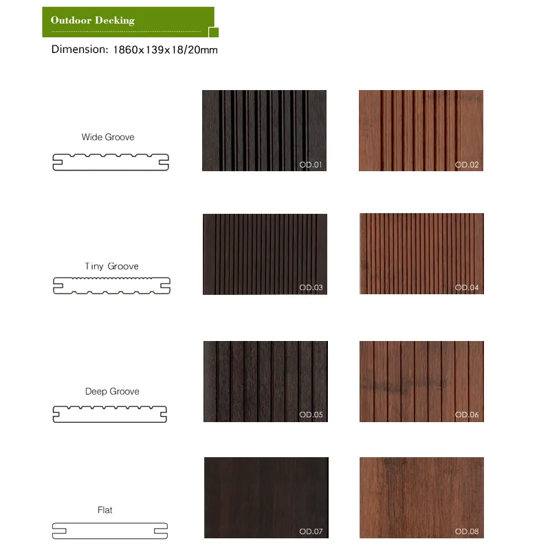 High Quality Solid Bamboo Flooring with Walnut Color Click Lock Strand Woven Bamboo Flooring