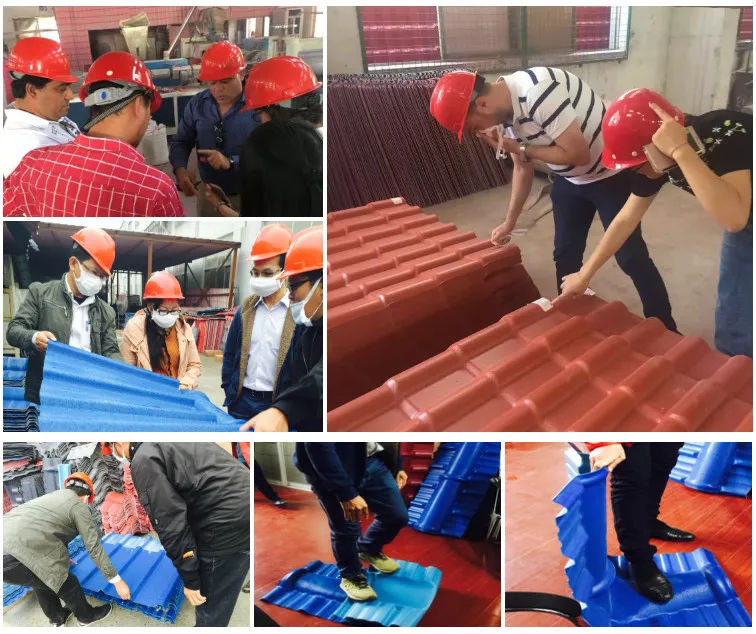 High Strength Anti-Corrosion Heat Water Insulation Fireproof PVC Plastic Roof Tile