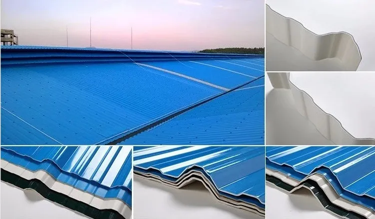 High Strength Anti-Corrosion Heat Water Insulation Fireproof PVC Plastic Roof Tile