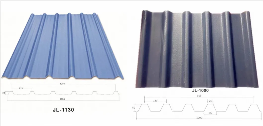 High Strength Anti-Corrosion Heat Water Insulation Fireproof PVC Plastic Roof Tile