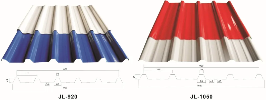 High Strength Anti-Corrosion Heat Water Insulation Fireproof PVC Plastic Roof Tile