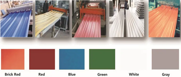 High Strength Anti-Corrosion Heat Water Insulation Fireproof PVC Plastic Roof Tile