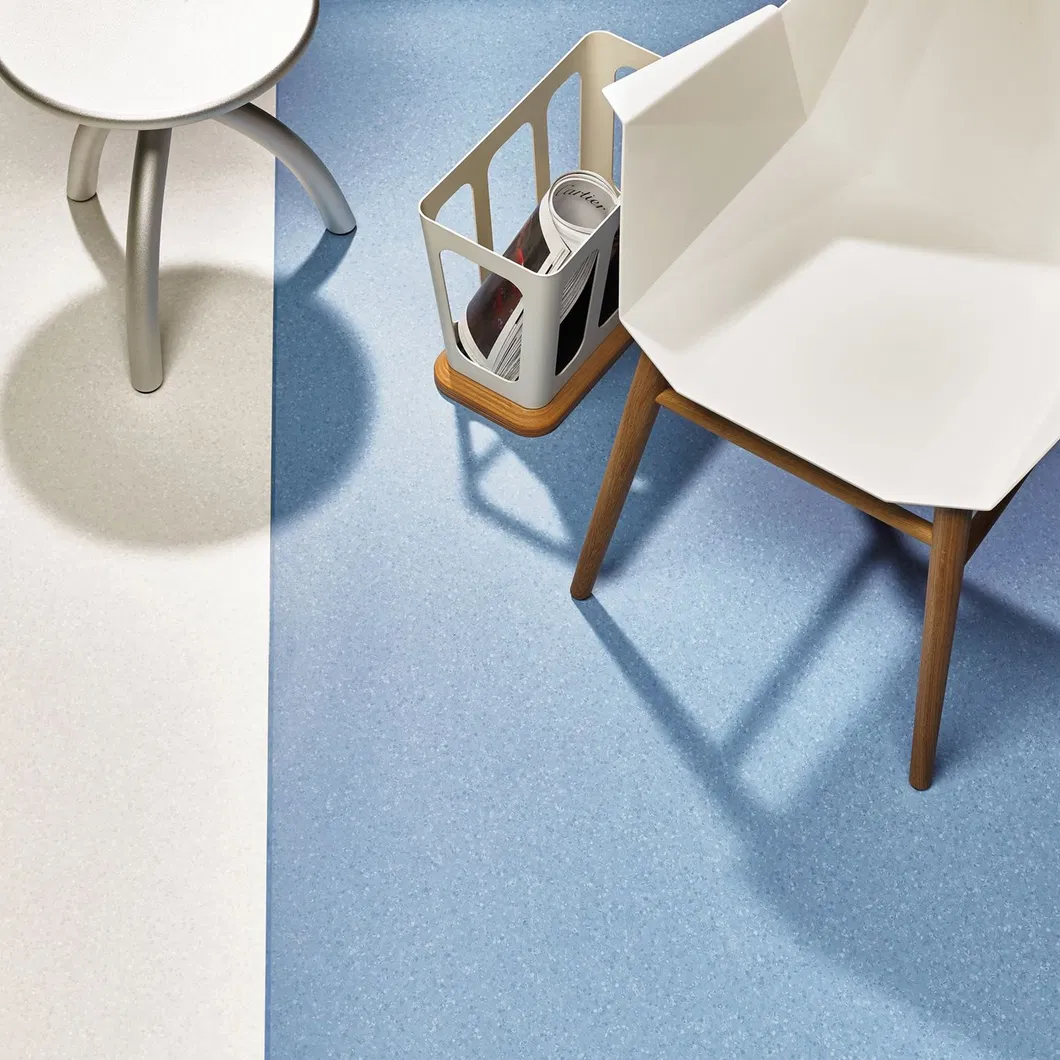 Hospital School Airport Homogeneous PVC Vinyl Flooring