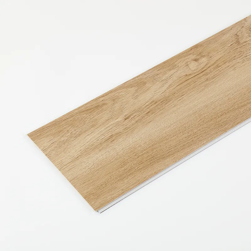 Hot Color Oak Wood Hand Scrapped Finish Spc Plastic Flooring Vinyl Flooring