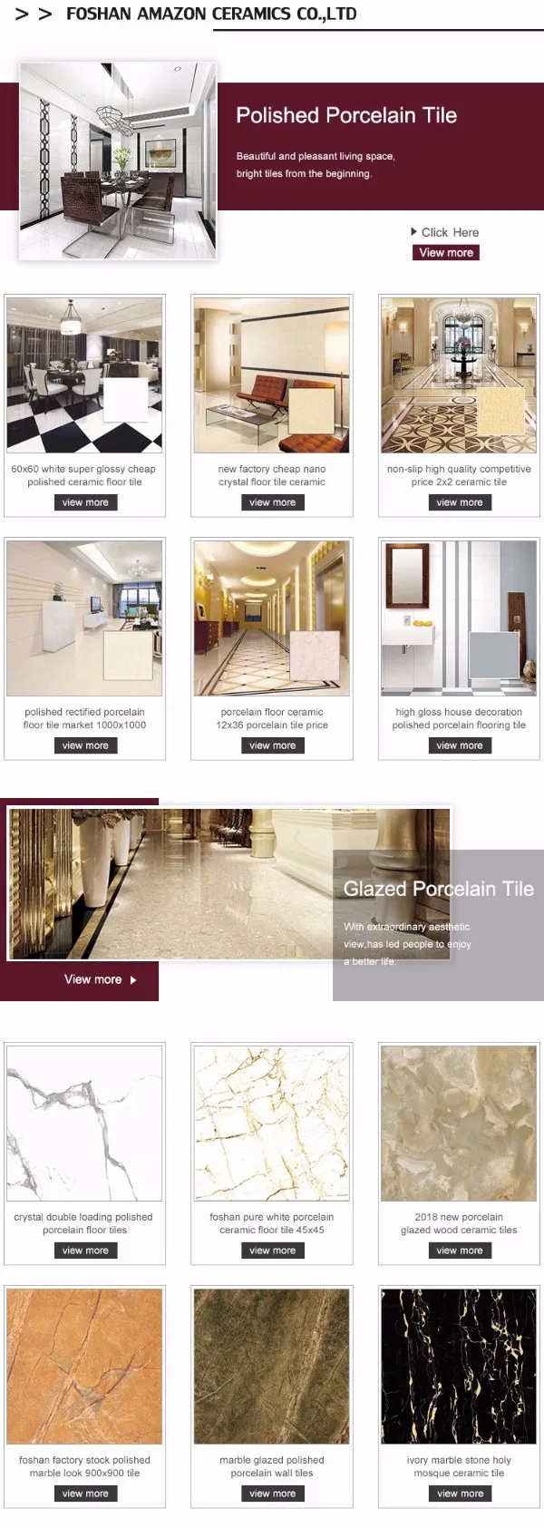 Hot Sale Factory Direct Price 600X600 Porcelain Ceramic Floor Tiles