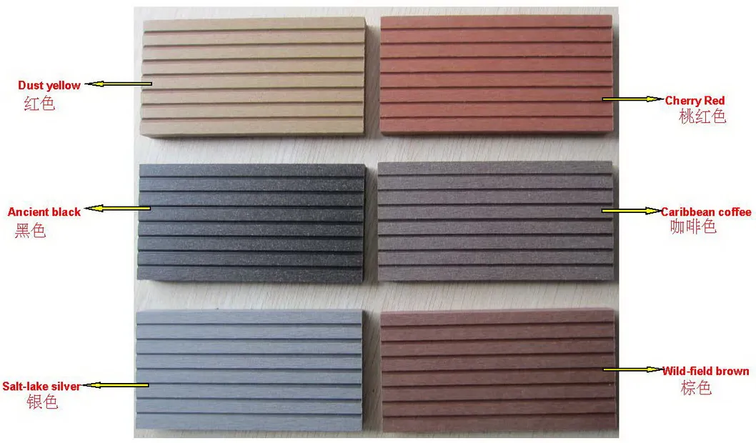 Hot Sale Outdoor Waterproof Swimming Pool Flooring Cover Hollow Wood Plastic WPC Composite Decking