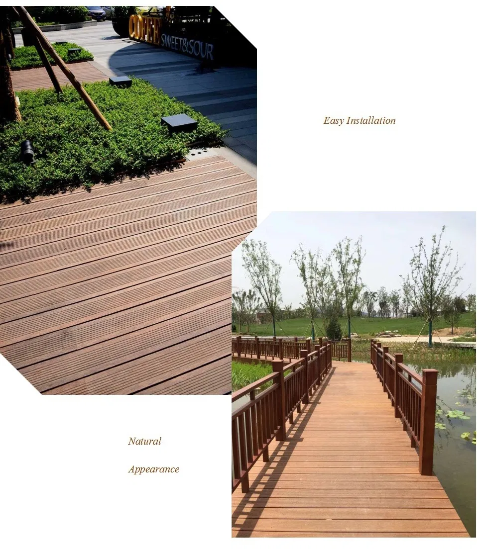 Hot Sales Corrosion Resistance Building Material Outdoor Strand Woven Bamboo Decking/Floor /Flooring