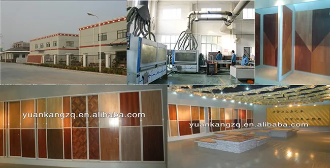 Household 12.3mm Embossed Waxed Edged Lamiante Flooring