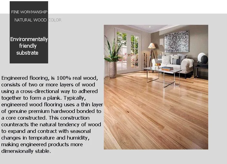 in Stock! Engineered Chevron Oak Wood Flooring