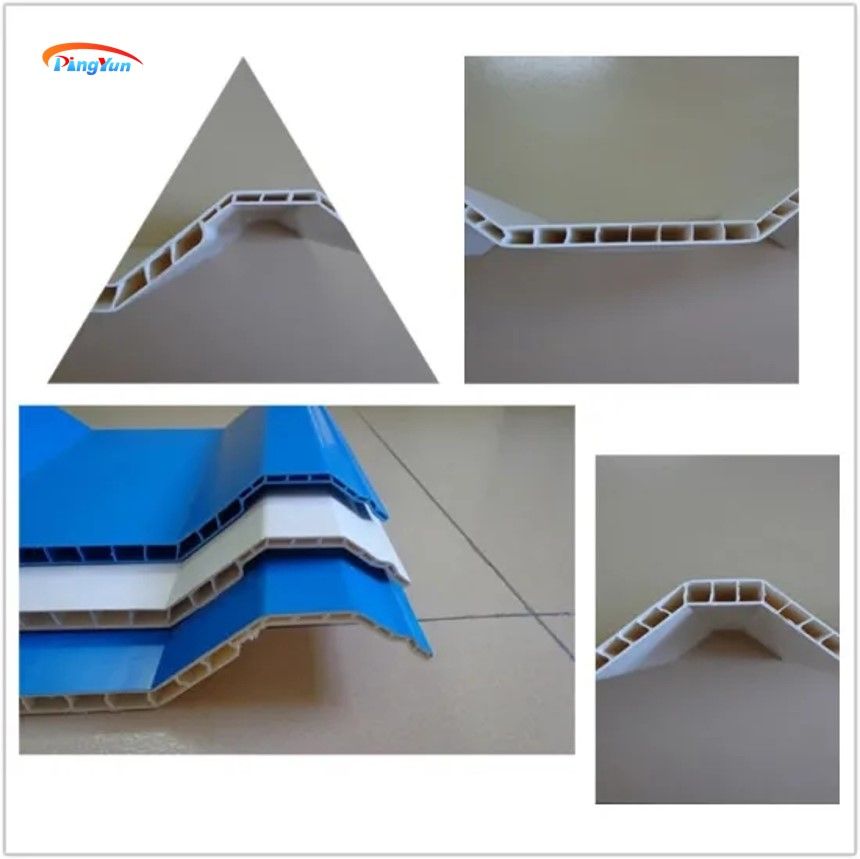 Indonesia Hot Selling Hollow Roof Tiles ASA Coated PVC UPVC Roof Shingles Plastic Corrugated Roof Sheet for Farmhouse