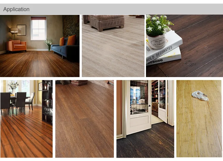 Indoor Solid Bamboo Floor Board Make of 15mm Bamboo Floor Board
