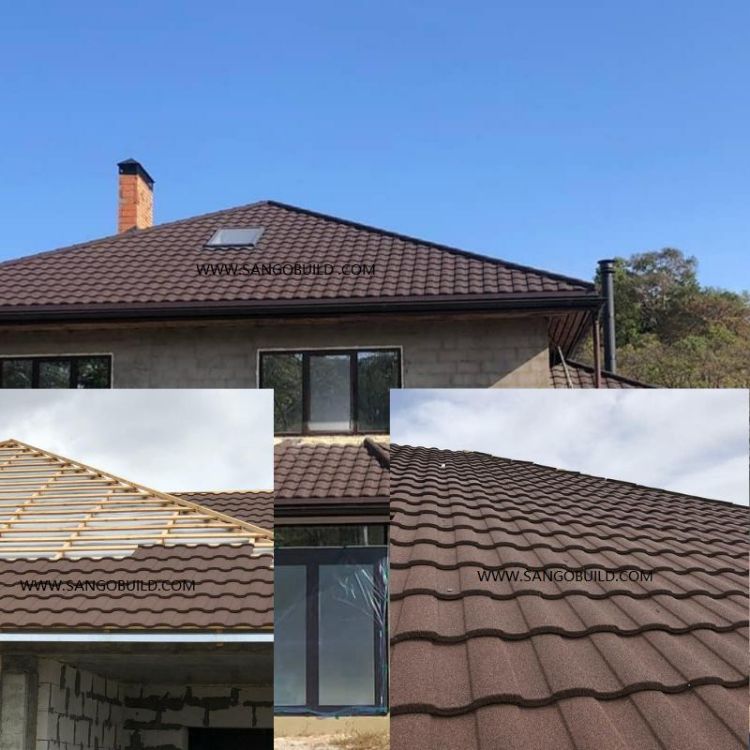 Israel Manufacture Stone Coated Roof Tile Heavy Rain Resistant Roofing Sheet for Roof