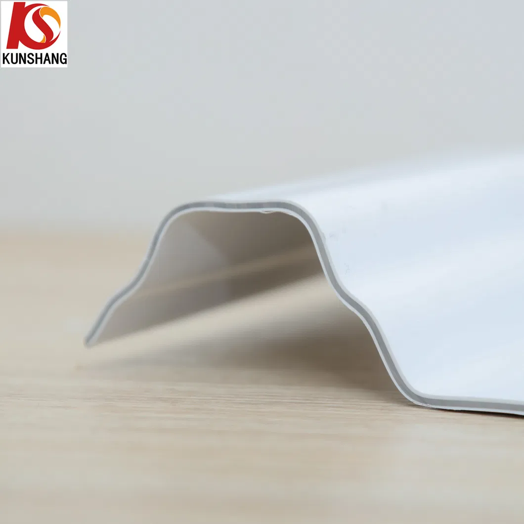 Kunshang High Pit Corrugated UPVC Roof Sheets/Shingles