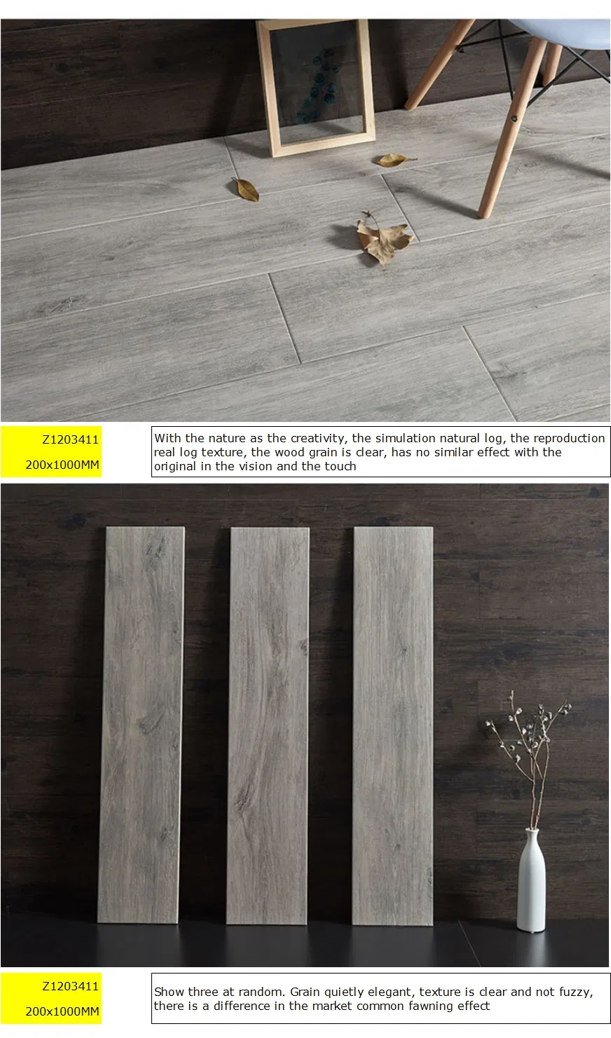 Large Glazed Porcelain Floor Polished Tiles 750X1500 with Cararra White Grade AAA