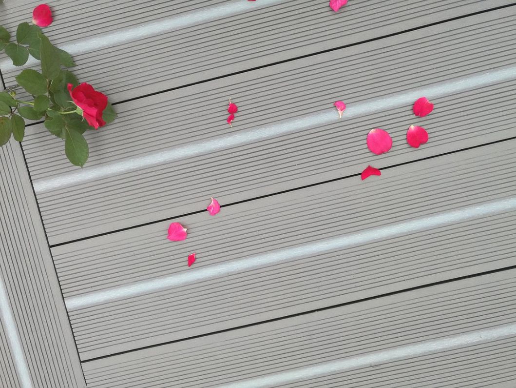 Light Wood Plastic Composite WPC Decking for Warning Sign