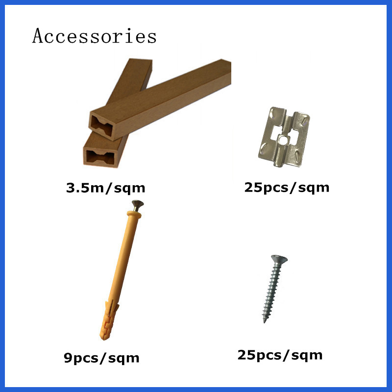 Light Wood Plastic Composite WPC Decking for Warning Sign