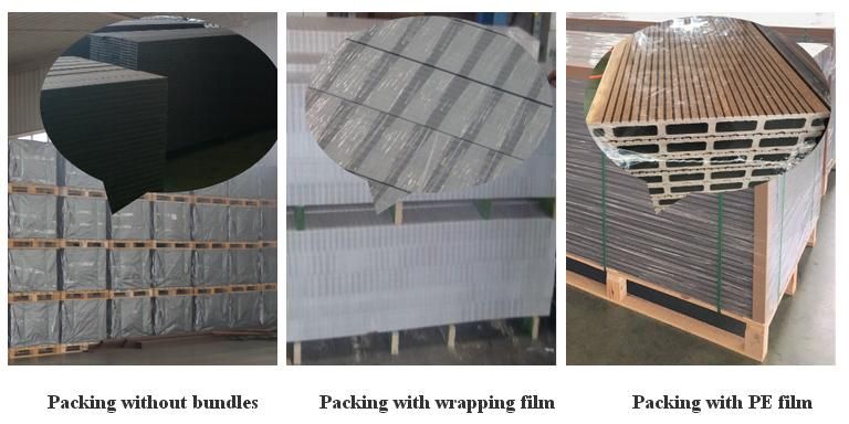 Light Wood Plastic Composite WPC Decking for Warning Sign