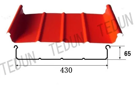 Long Life Aluminium Standing Seam Roofing Sheet