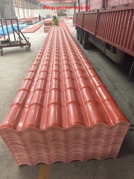 Long Life ASA PVC Roof Tile Corrugated PVC Roofing Tile for Farmhouse