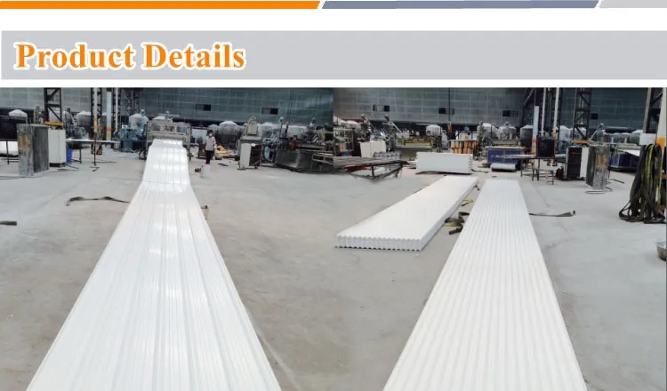 Long Service Life UPVC Plastic Wall Board for Factory