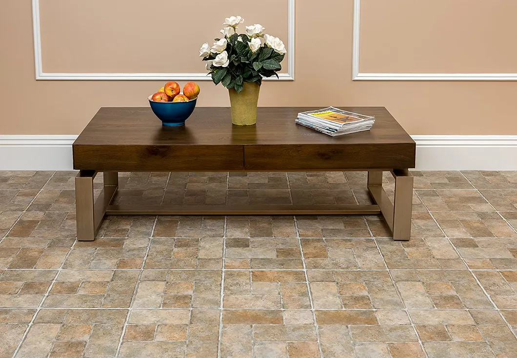 Luxtury Natural Wood Flooring Sheet Flexible Waterproof UV Coated Floor Tiles for Office Room