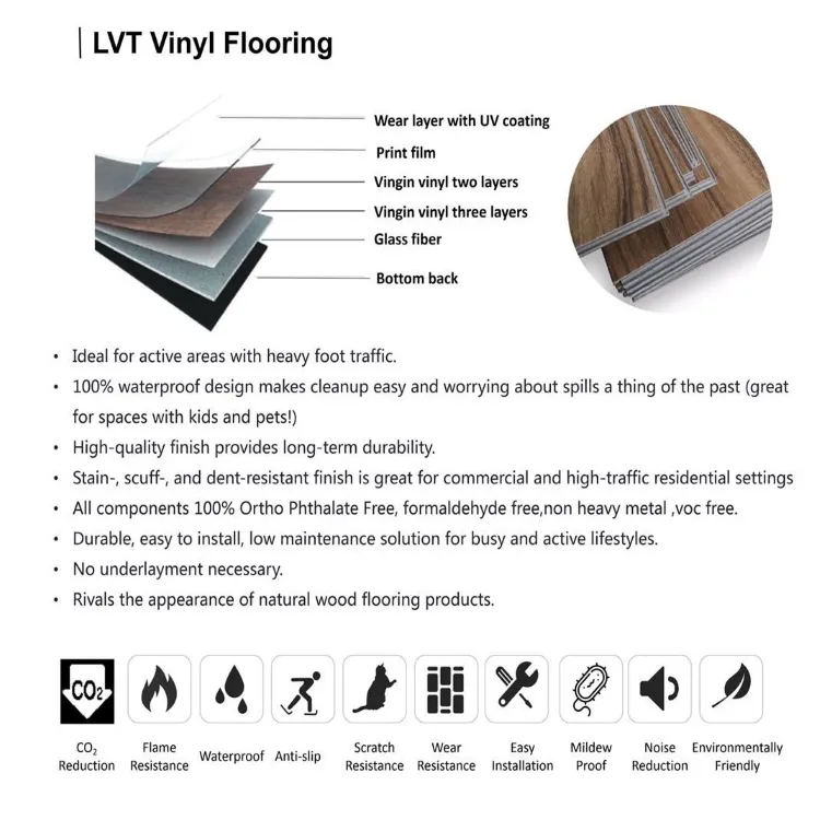 Lvt Floor Wall Tile PVC Adhesive Tiles Vinyl Floor Tile Luxury Vinyl Flooring Tile Bathroom Marble Flooring