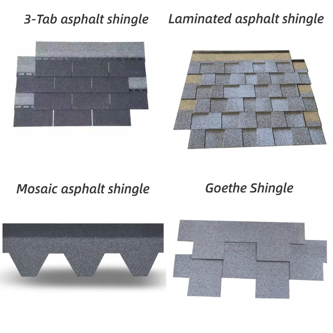 Malaysia Roofing Material Asphalt Roof Shingles for House Renovation