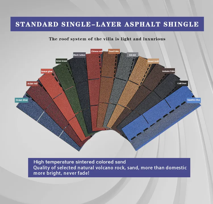 Malaysia Roofing Material Asphalt Roof Shingles for House Renovation