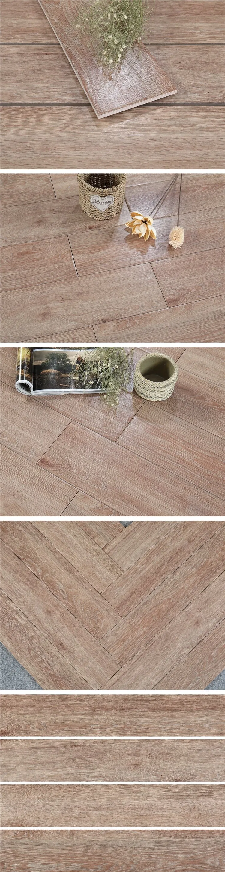 Marazzi Living Room Herringbone Rustic Wood Look Ceramic Floor Tile